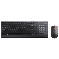 Комплект клавиатура + мышь Lenovo 300 USB Combo фото 1